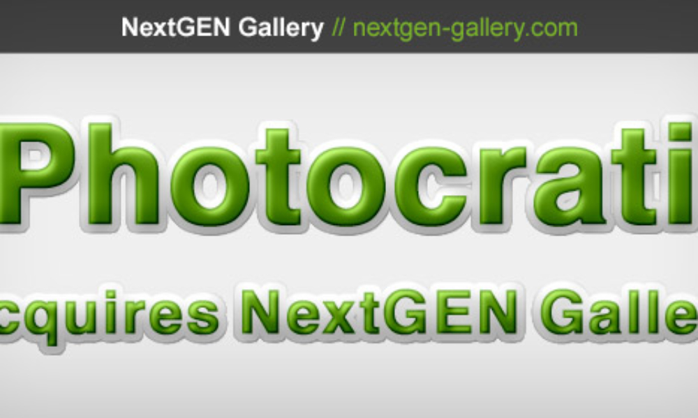 Photocrati Acquires NextGEN Gallery