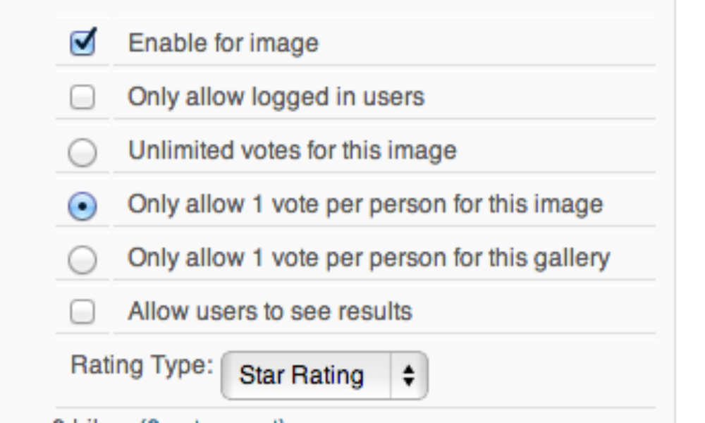 Adding Functionality: NextGEN Gallery Voting Premium