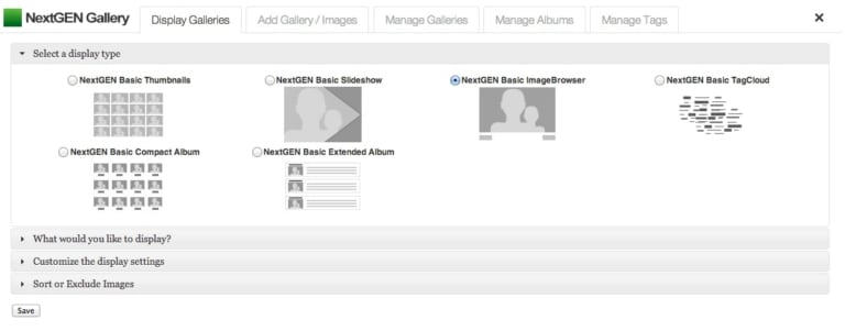 Meet NextGEN Gallery 2.0?s New Interface