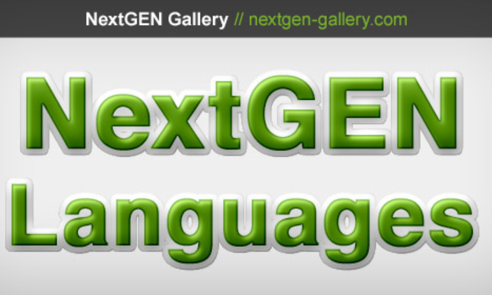 Help Translate NextGEN Gallery To Your Language