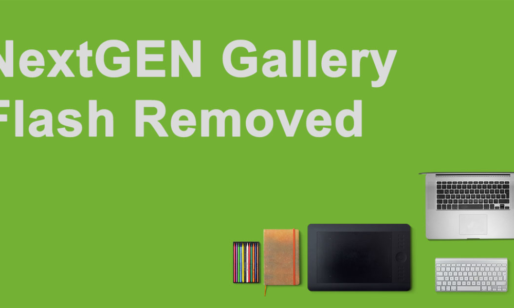 Important – NextGEN Gallery No Longer Includes A Flash Option