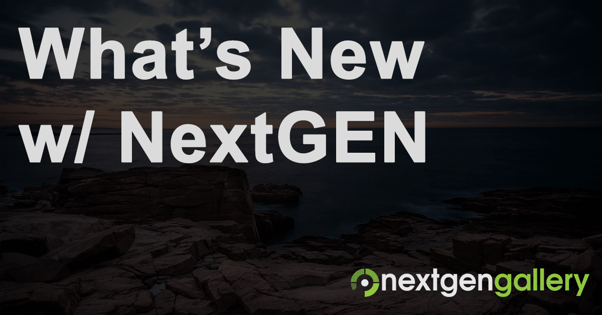 NextGEN Gallery 2.1.0 Now Available
