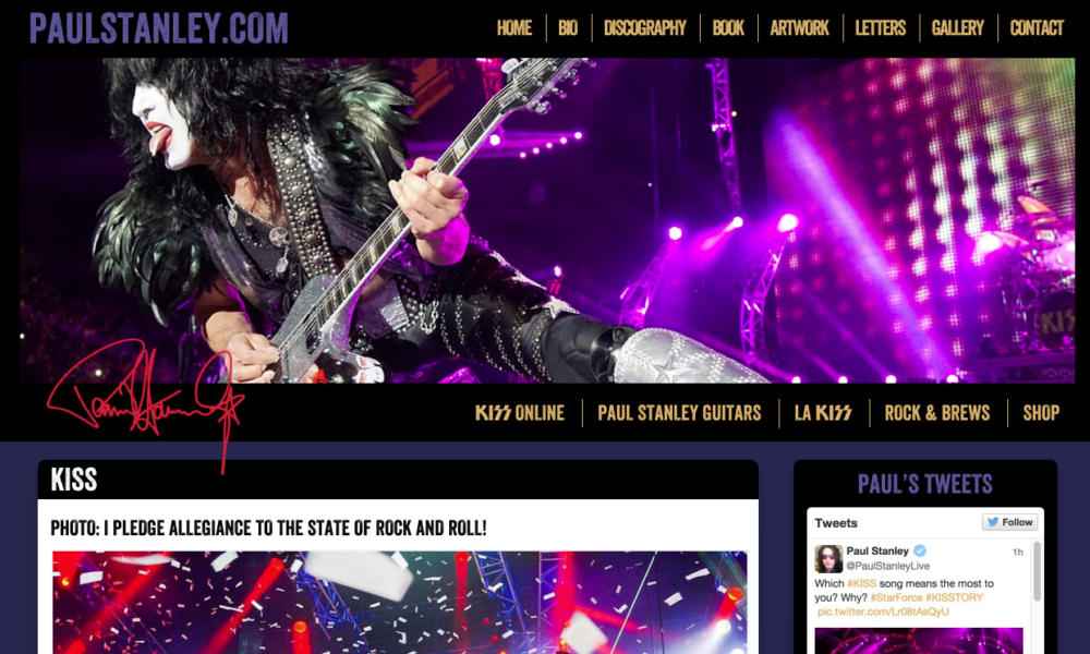 In Action – Paul Stanley