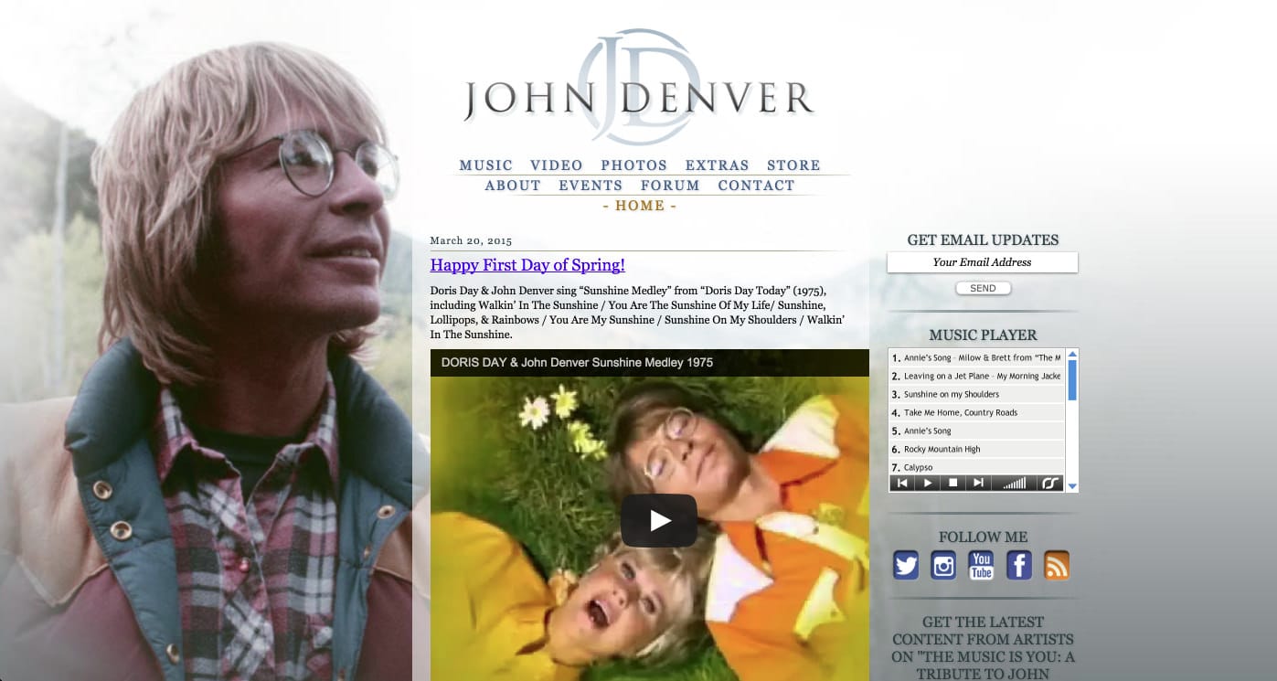 In Action - John Denver