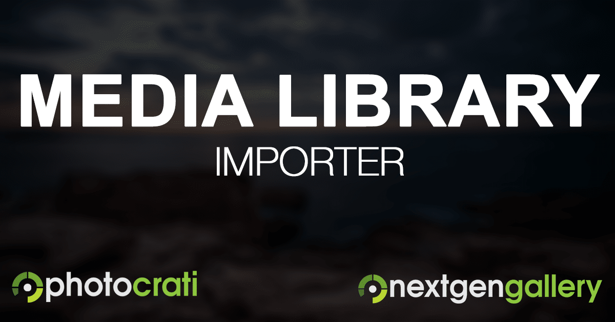 The NextGEN Gallery Media Library Importer