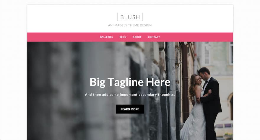 Blush WordPress Theme for Photographers