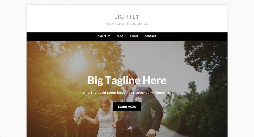 Lightly WordPress Photography Theme