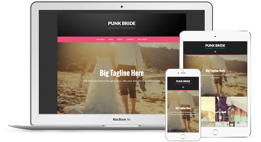 Punk Bride - WordPress Photography Theme