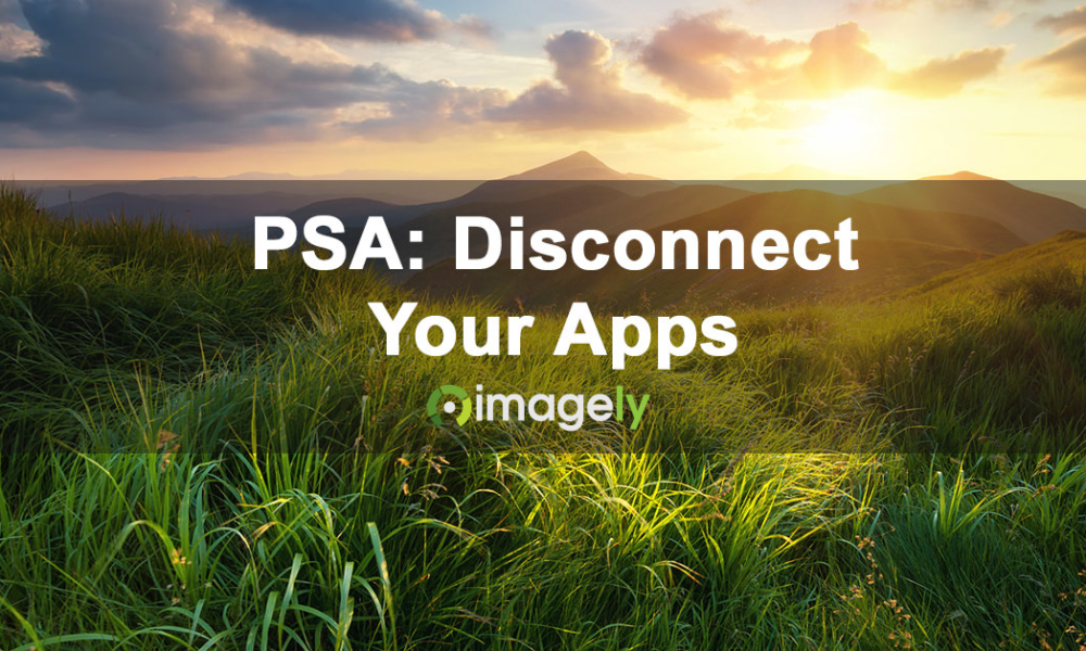 PSA: Disconnect Your App Connections For Security