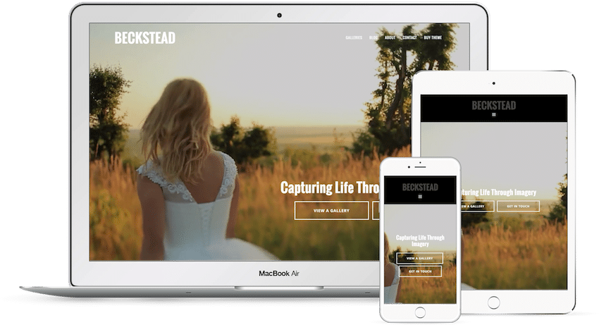 Beckstead - WordPress Photography Theme