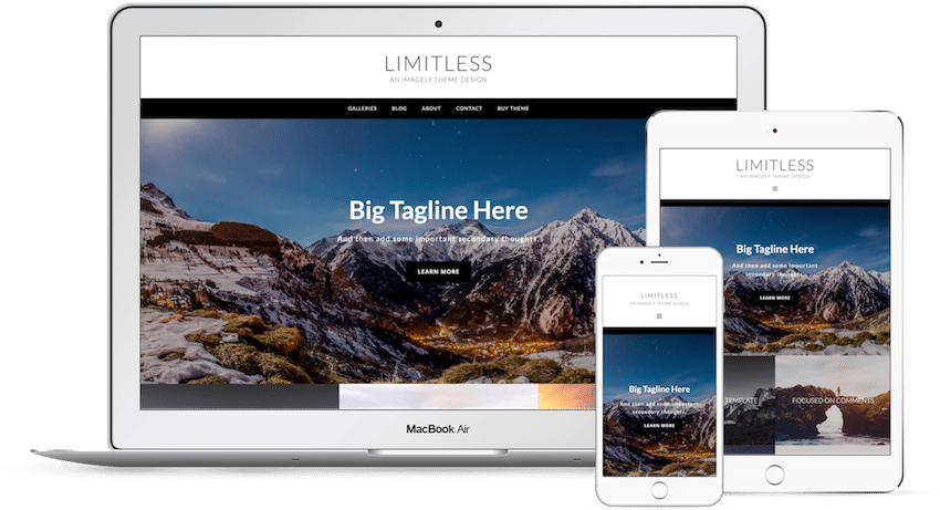 Limitless - WordPress Photography Theme