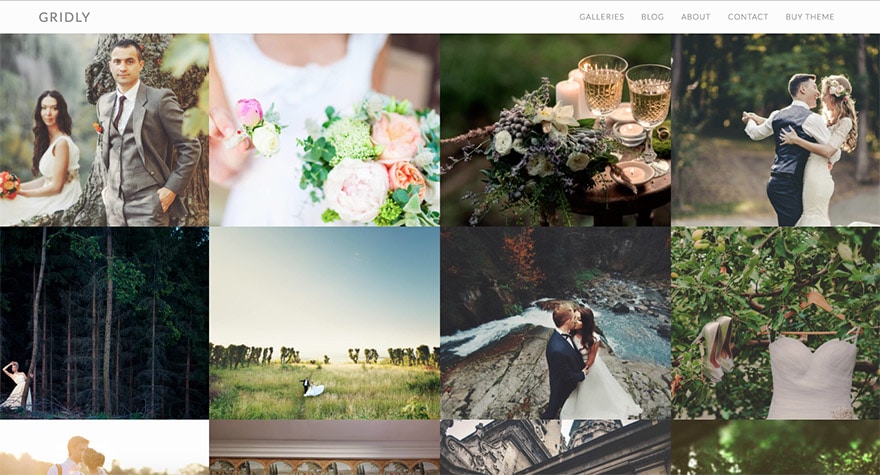 Gridly WordPress Photography Theme