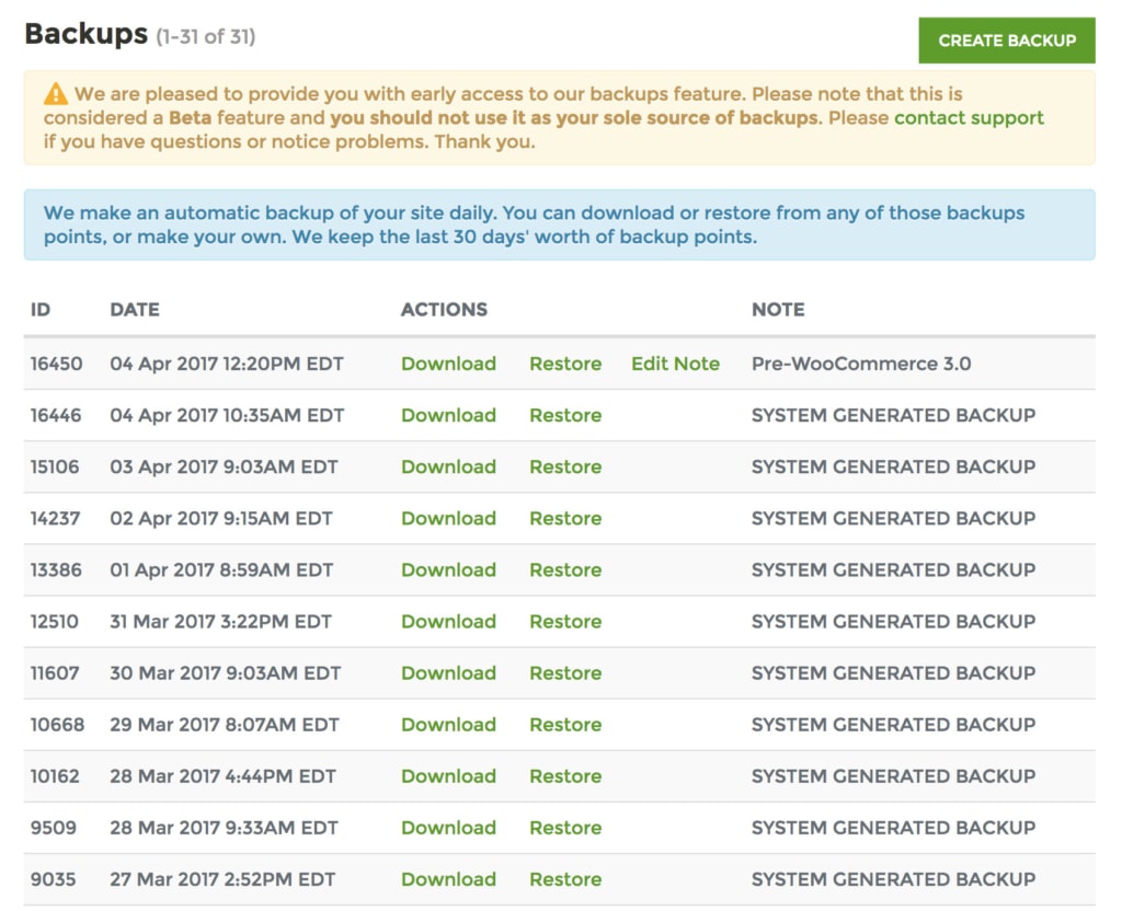 imagely-hosting-backup-panel