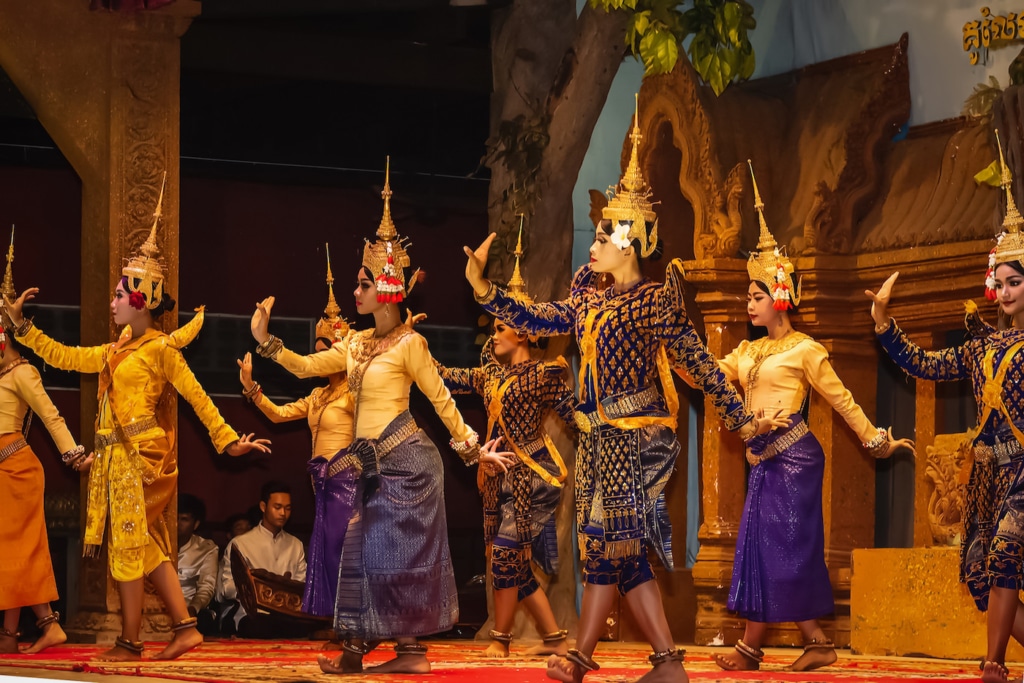 The Peacock of Pailin Dance - The Peacock of Pailin Dance is a courting scene between a peacock and a peahen and it is said that this dance brings happiness and prosperity to the villagers. Pailin province is the only place in Cambodia where peacocks are found.