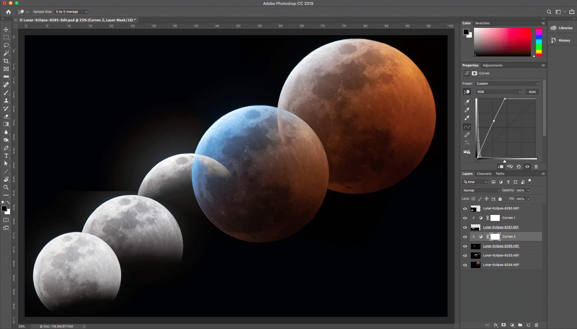 Making A Lunar Eclipse Photo Making A Lunar Eclipse Photo