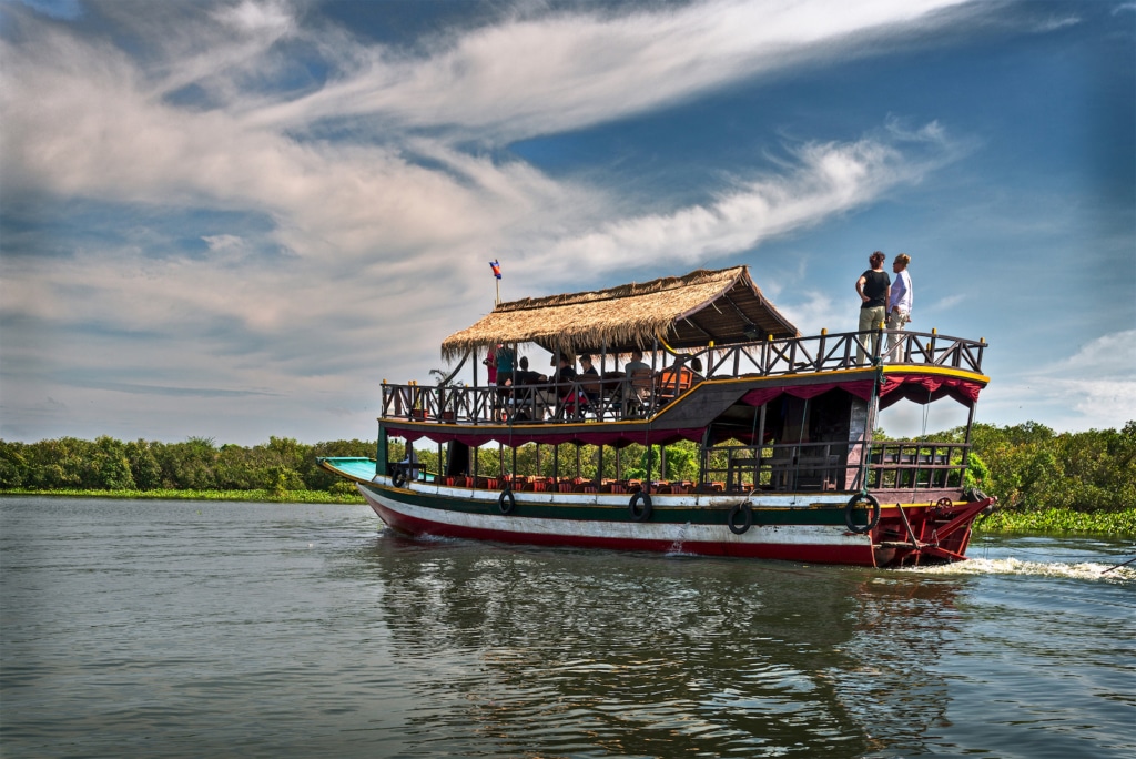 Tourist Boat on Tonle Sap Lake