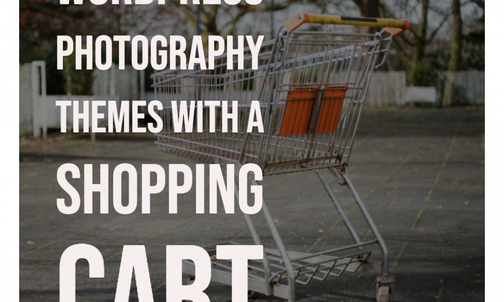 WordPress Photography Themes with a Shopping Cart