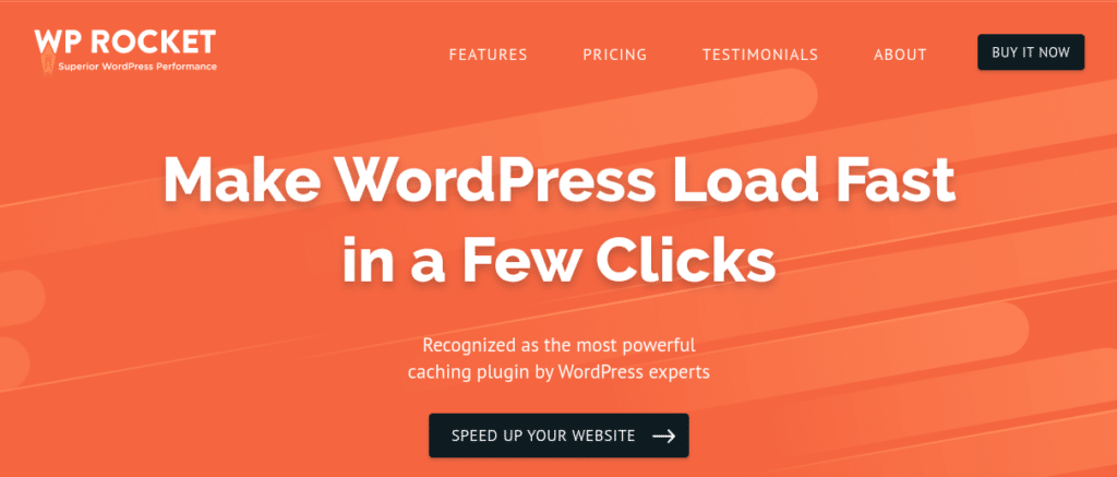 Fortunately, caching plugins can help prevent this. Put simply, these tools save static copies of your site's pages in users' browsers so they can be loaded more quickly on subsequent visits. This is why WP Rocket is a staple for photography sites: