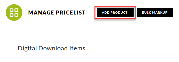 Add product button