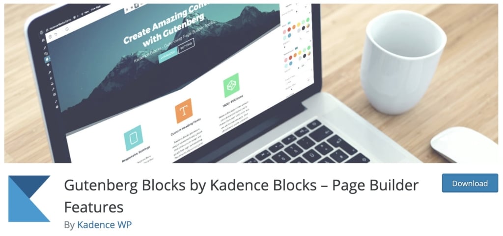 Kadence Blocks adds blocks commonly found in page builder plugins. After heavy user testing and code reviews, we found Kadence to be the best overall block plugin for any WordPress user.