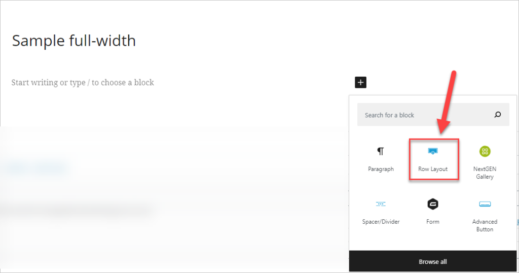 Sample full-width | Imagely Sample full-width