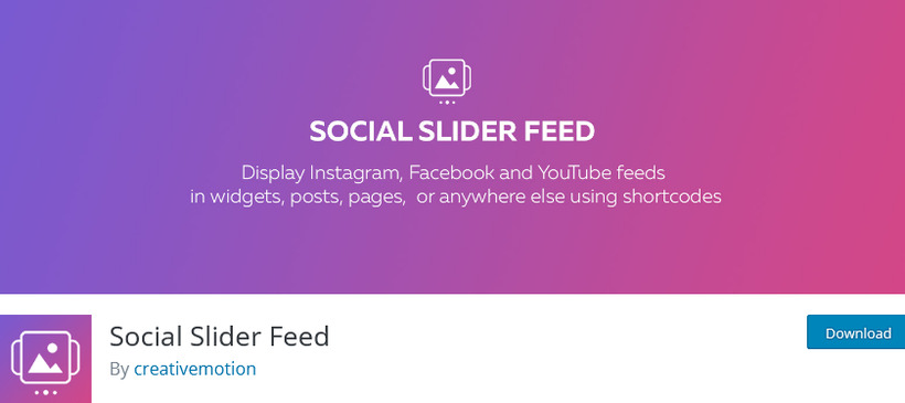 Social Slider